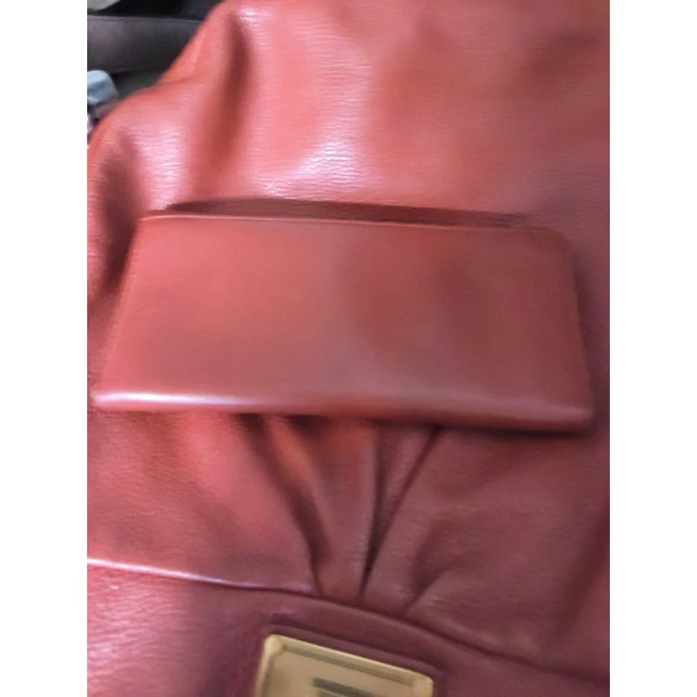 Marc by Marc Jacobs Classic Q Hillier Hobo Bag and Wallet Set Red Leather